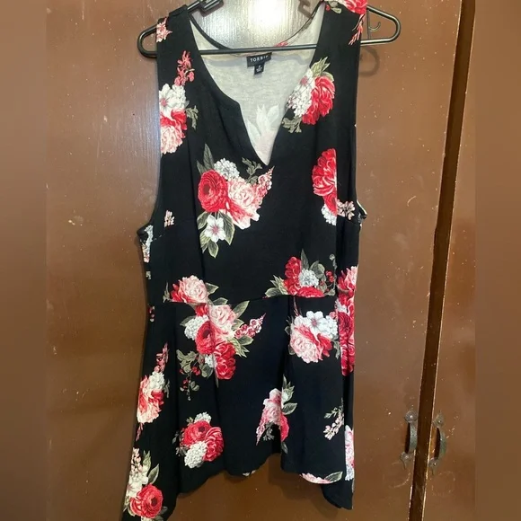 Torrid Multicolored Sleeveless Boxy Tank Top - Picture 5 of 8